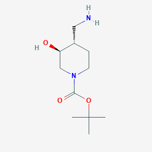 trans-1-Boc-4-aminomethyl-3-hydroxypiperidine