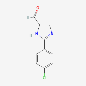 2-(4-Chlorophenyl)-1H-imidazole-4-carbaldehyde