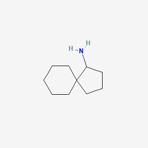 molecular formula C10H19N B3256921 Spiro[4.5]decan-1-amine CAS No. 27992-29-6