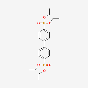 molecular formula C20H28O6P2 B3256971 Tetraethyl 4,4'-biphenylenebisphosphonate CAS No. 28036-07-9