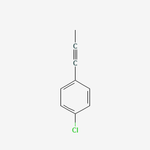 molecular formula C9H7Cl B3256977 Benzene, 1-chloro-4-(1-propynyl)- CAS No. 2809-65-6