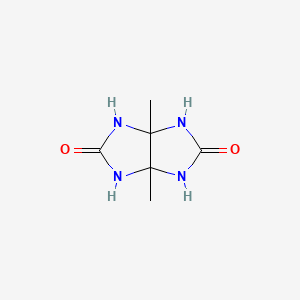 molecular formula C6H10N4O2 B3256979 Diacetyldiurein CAS No. 28115-25-5