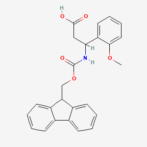 (3R)-3-(9H-fluoren-9-ylmethoxycarbonylamino)-3-(2-methoxyphenyl)propanoic Acid