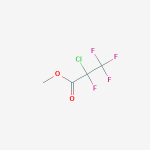 molecular formula C4H3ClF4O2 B3257200 Methyl 2-chlorotetrafluoropropionate CAS No. 28509-44-6