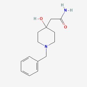 2-(1-Benzyl-4-hydroxypiperidin-4-yl)acetamide