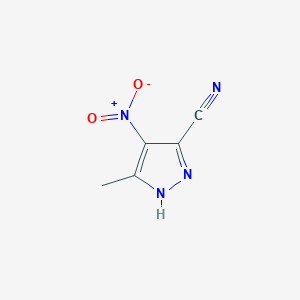5-methyl-4-nitro-1H-pyrazole-3-carbonitrile