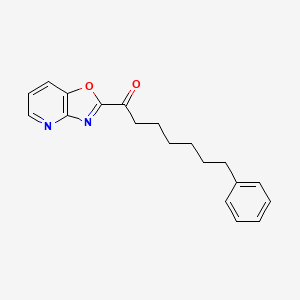 B3257441 1-Heptanone, 1-oxazolo[4,5-b]pyridin-2-yl-7-phenyl- CAS No. 288862-84-0