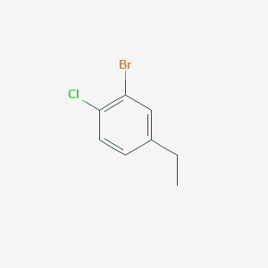 molecular formula C8H8BrCl B3257445 3-Bromo-4-chloroethylbenzene CAS No. 289039-24-3