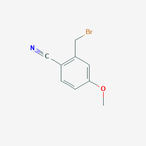molecular formula C9H8BrNO B3257480 2-(Bromomethyl)-4-methoxybenzonitrile CAS No. 28970-91-4