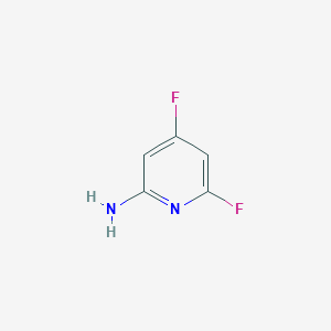 molecular formula C5H4F2N2 B032575 4,6-Difluoropyridin-2-amine CAS No. 938443-45-9