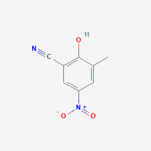 molecular formula C8H6N2O3 B3257524 2-Hydroxy-3-methyl-5-nitro-benzonitrile CAS No. 290347-99-8