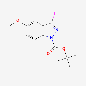 tert-Butyl 3-iodo-5-methoxy-1H-indazole-1-carboxylate