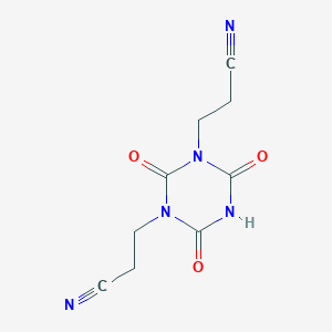 3-[3-(2-Cyanoethyl)-2,4,6-trioxo-1,3,5-triazinan-1-yl]propanenitrile