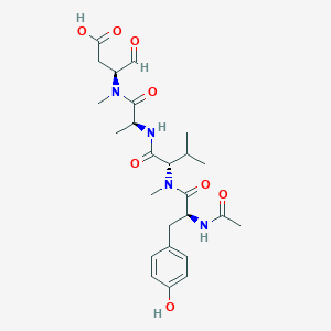 Acetyl-tyrosyl-(N-methyl)valyl-alanyl-(N-methyl)aspartal