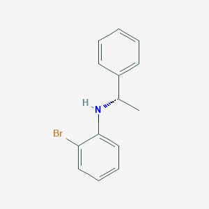 (S)-2-Bromo-N-(1-phenylethyl)-aniline