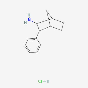 molecular formula C13H18ClN B3257689 3-Phenylbicyclo[2.2.1]heptan-2-amine hydrochloride CAS No. 29345-14-0