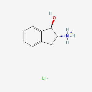 (1R,2R)-1-hydroxy-2,3-dihydro-1H-inden-2-aminium chloride