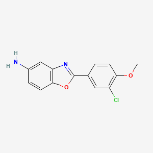 2-(3-Chloro-4-methoxy-phenyl)-benzooxazol-5-ylamine