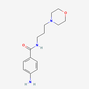 4-amino-N-(3-morpholin-4-ylpropyl)benzamide