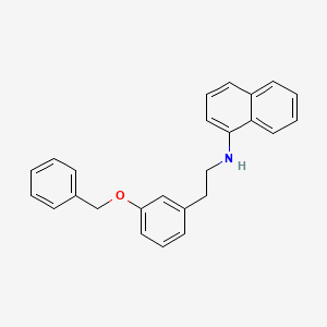 N-(3-(Benzyloxy)phenethyl)naphthalen-1-amine