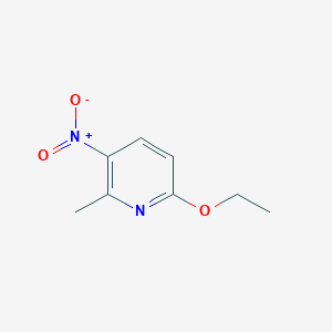 molecular formula C8H10N2O3 B3257816 6-Ethoxy-2-methyl-3-nitropyridine CAS No. 29546-49-4