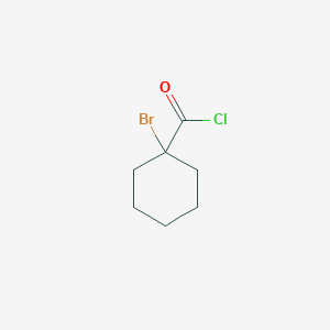 molecular formula C7H10BrClO B3257817 1-Bromocyclohexanecarbonyl chloride CAS No. 29548-87-6