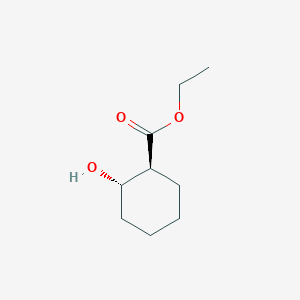 molecular formula C9H16O3 B3257821 Ethyl (1S,2S)-trans-2-hydroxycyclohexanecarboxylate CAS No. 29569-79-7