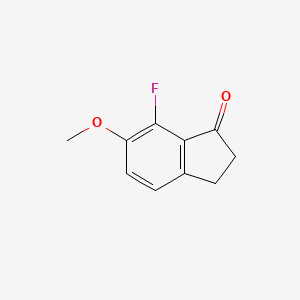 7-Fluoro-6-methoxy-2,3-dihydro-1H-inden-1-one