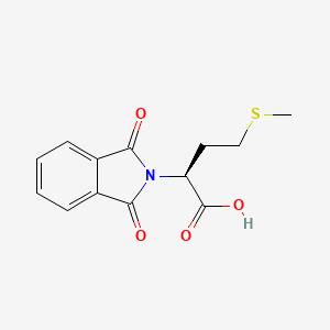molecular formula C13H13NO4S B3257856 (S)-2-(1,3-Dioxoisoindolin-2-yl)-4-(methylthio)butanoic acid CAS No. 29588-91-8