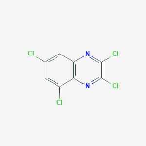 molecular formula C8H2Cl4N2 B3257858 2,3,5,7-Tetrachloroquinoxaline CAS No. 2959-05-9