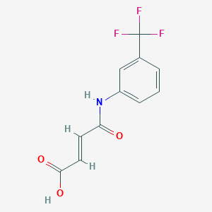 molecular formula C11H8F3NO3 B3257870 4-Oxo-4-[3-(trifluoromethyl)anilino]but-2-enoic acid CAS No. 296272-06-5