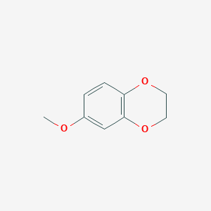 molecular formula C9H10O3 B3257880 6-Methoxy-2,3-dihydrobenzo[b][1,4]dioxine CAS No. 29668-45-9