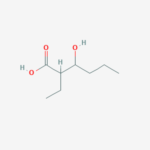molecular formula C8H16O3 B3257884 2-Ethyl-3-hydroxyhexanoic acid CAS No. 29671-57-6
