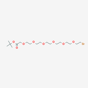 molecular formula C18H35BrO8 B3257901 Br-PEG6-CH2COOtBu CAS No. 297162-48-2