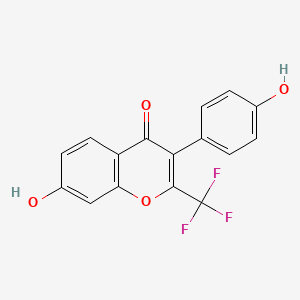 molecular formula C16H9F3O4 B3258041 OTAVA-BB BB0103580251 CAS No. 299951-78-3