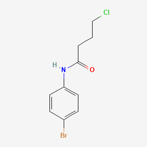 molecular formula C10H11BrClNO B3258088 N-(4-bromophenyl)-4-chlorobutanamide CAS No. 300395-07-7