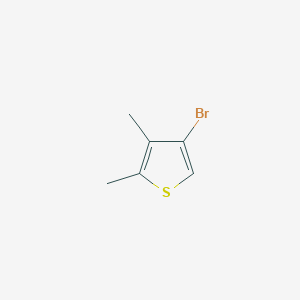 molecular formula C6H7BrS B3258192 4-Bromo-2,3-dimethylthiophene CAS No. 30153-46-9