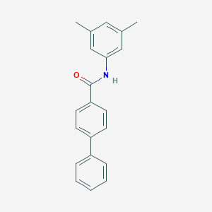 molecular formula C21H19NO B325823 N-(3,5-dimethylphenyl)-4-biphenylcarboxamide 