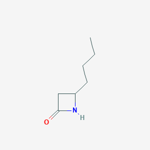 molecular formula C7H13NO B3258248 4-Butylazetidin-2-one CAS No. 30217-27-7