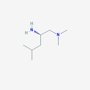 molecular formula C8H20N2 B3258282 (S)-N1,N1,4-Trimethylpentane-1,2-diamine CAS No. 302800-26-6