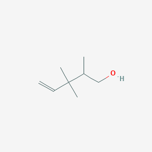 molecular formula C8H16O B3258433 2,3,3-Trimethylpent-4-en-1-ol CAS No. 30458-03-8