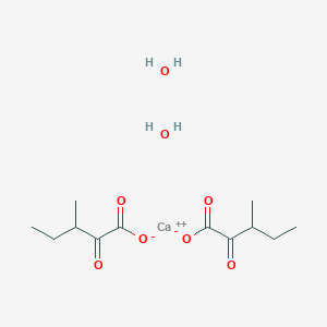 molecular formula C12H22CaO8 B3258526 3-Methyl-2-oxopentanoic acid calcium salt dihydrate CAS No. 305808-15-5