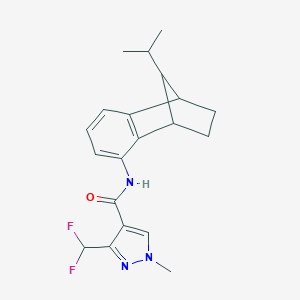 molecular formula C20H23F2N3O B032586 Isopyrazam CAS No. 881685-58-1