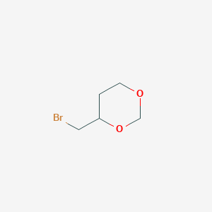 molecular formula C5H9BrO2 B3258905 4-(Bromomethyl)-1,3-dioxane CAS No. 31100-39-7