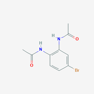 molecular formula C10H11BrN2O2 B3258951 N-(2-acetamido-4-bromophenyl)acetamide CAS No. 31217-97-7