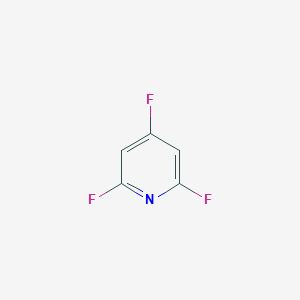 molecular formula C5H2F3N B032590 2,4,6-Trifluoropyridine CAS No. 3512-17-2