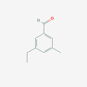 molecular formula C10H12O B3259066 3-Ethyl-5-methylbenzaldehyde CAS No. 3132-93-2