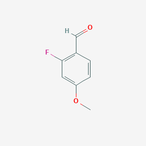molecular formula C8H7FO2 B032593 2-Fluoro-4-methoxybenzaldehyde CAS No. 331-64-6