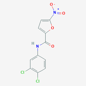 molecular formula C11H6Cl2N2O4 B325937 N-(3,4-dichlorophenyl)-5-nitrofuran-2-carboxamide 