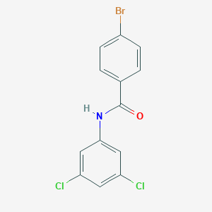 molecular formula C13H8BrCl2NO B325938 4-bromo-N-(3,5-dichlorophenyl)benzamide 